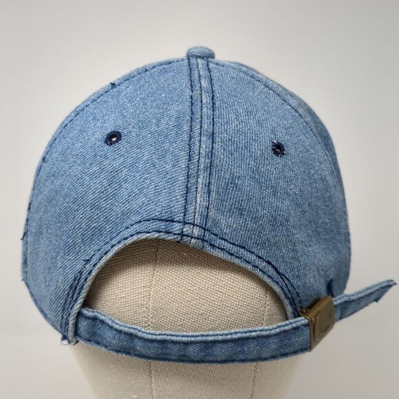 Sangstat The Transplant Company Slideback Hat Blue OS Adjustable Denim Luna Pier - Picture 5 of 8